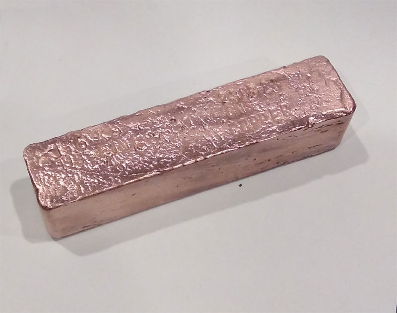 (image for) 1.4KG Copper Bullion Bar